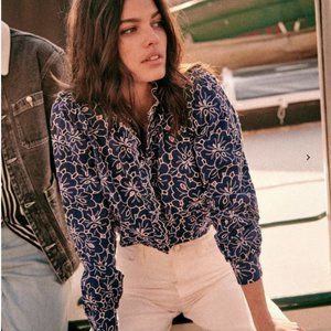 Sezane MATHILDA SHIRT Size US 4